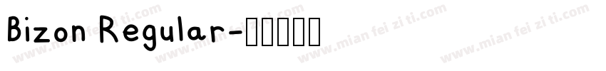 Bizon Regular字体转换